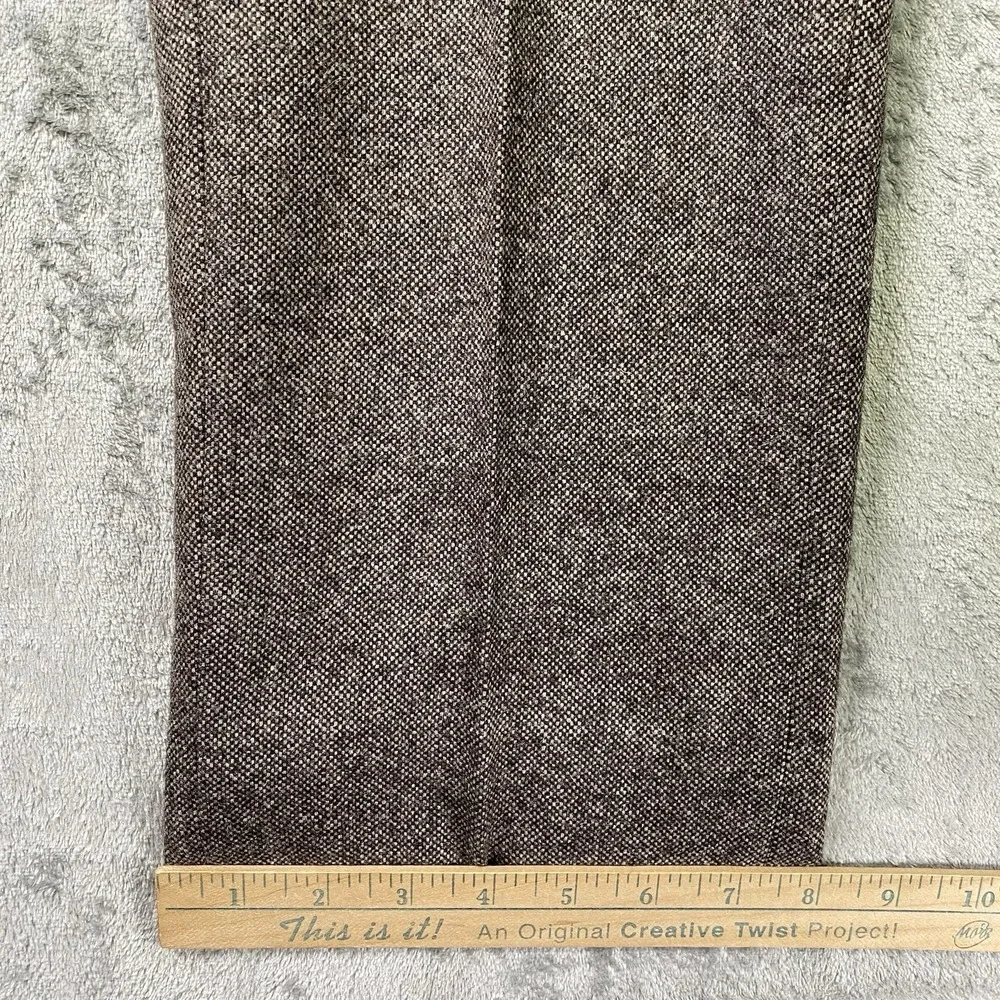 Banana Republic Vintage Straight Fit Pants Mens Size 34x30 Brown Wool Blend Prep